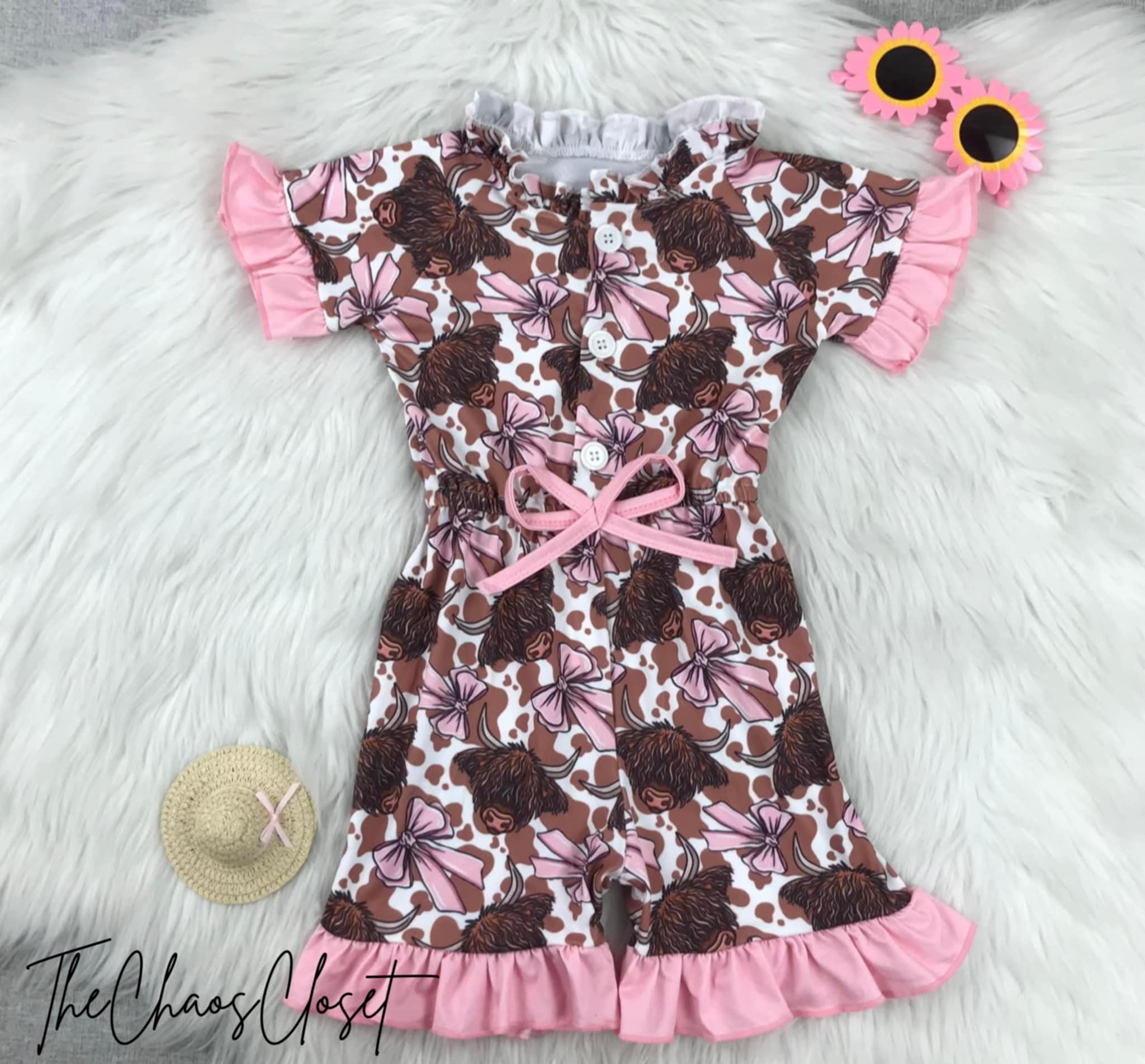 Highland Cow Romper