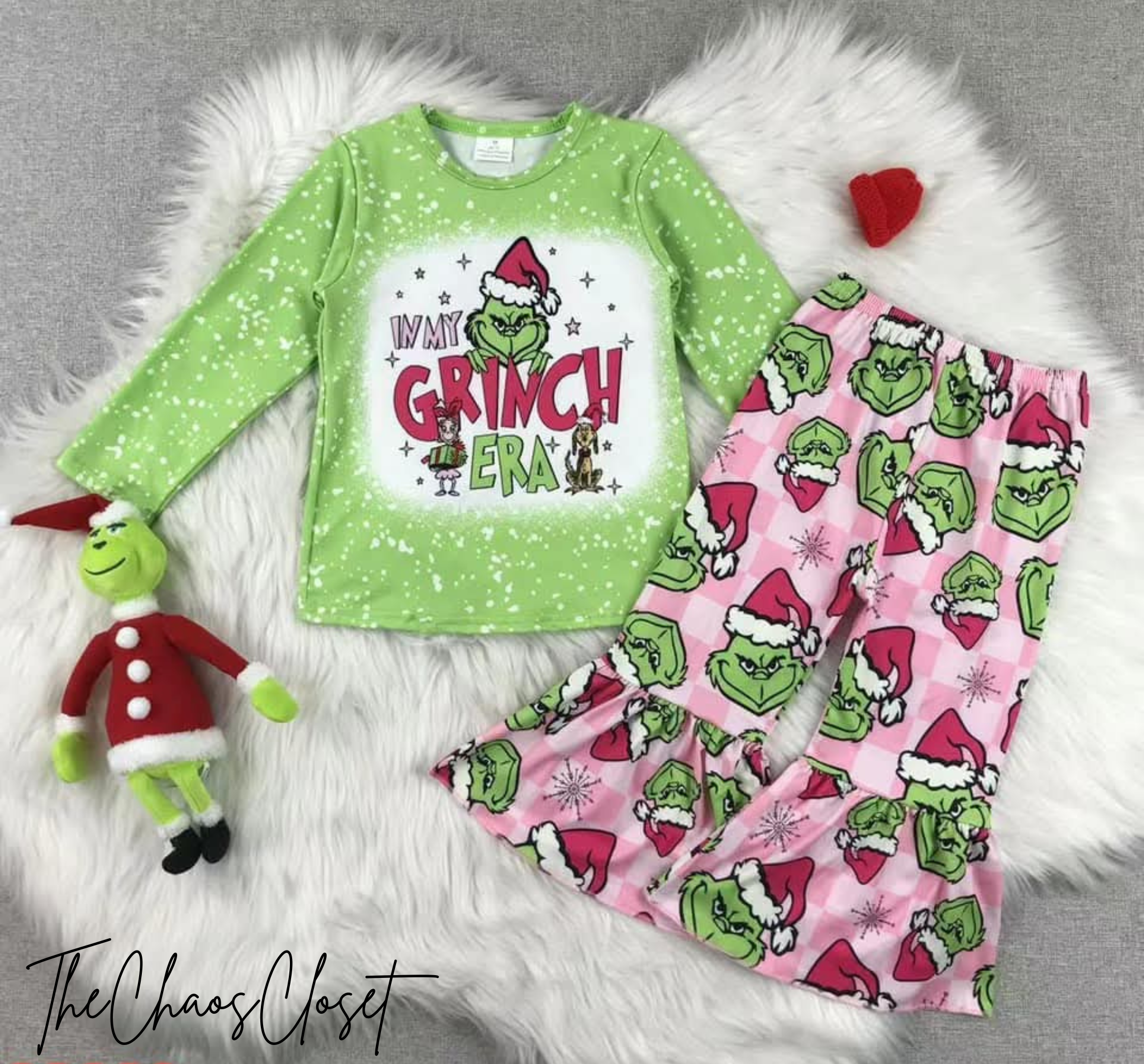 In My Grinch Era Pants Set