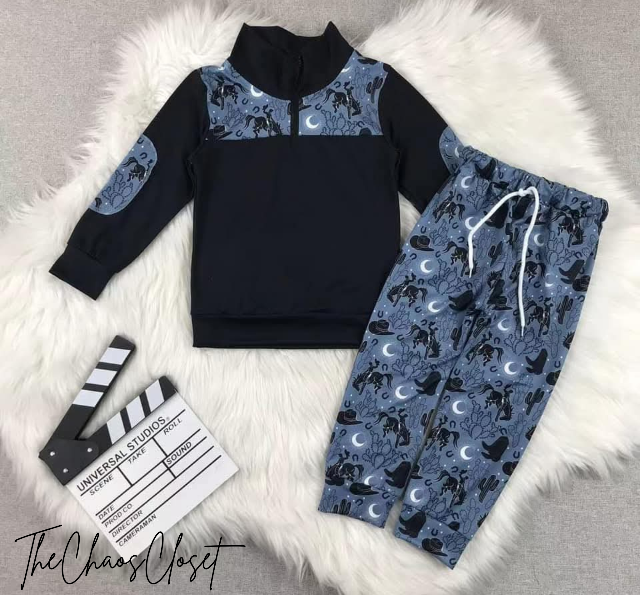 Cowboy Rides Away Pants Set