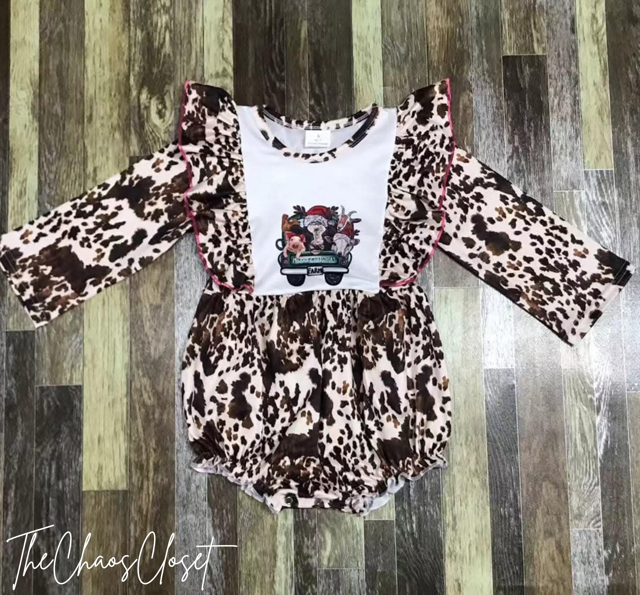 Christmas Heifer Onesie