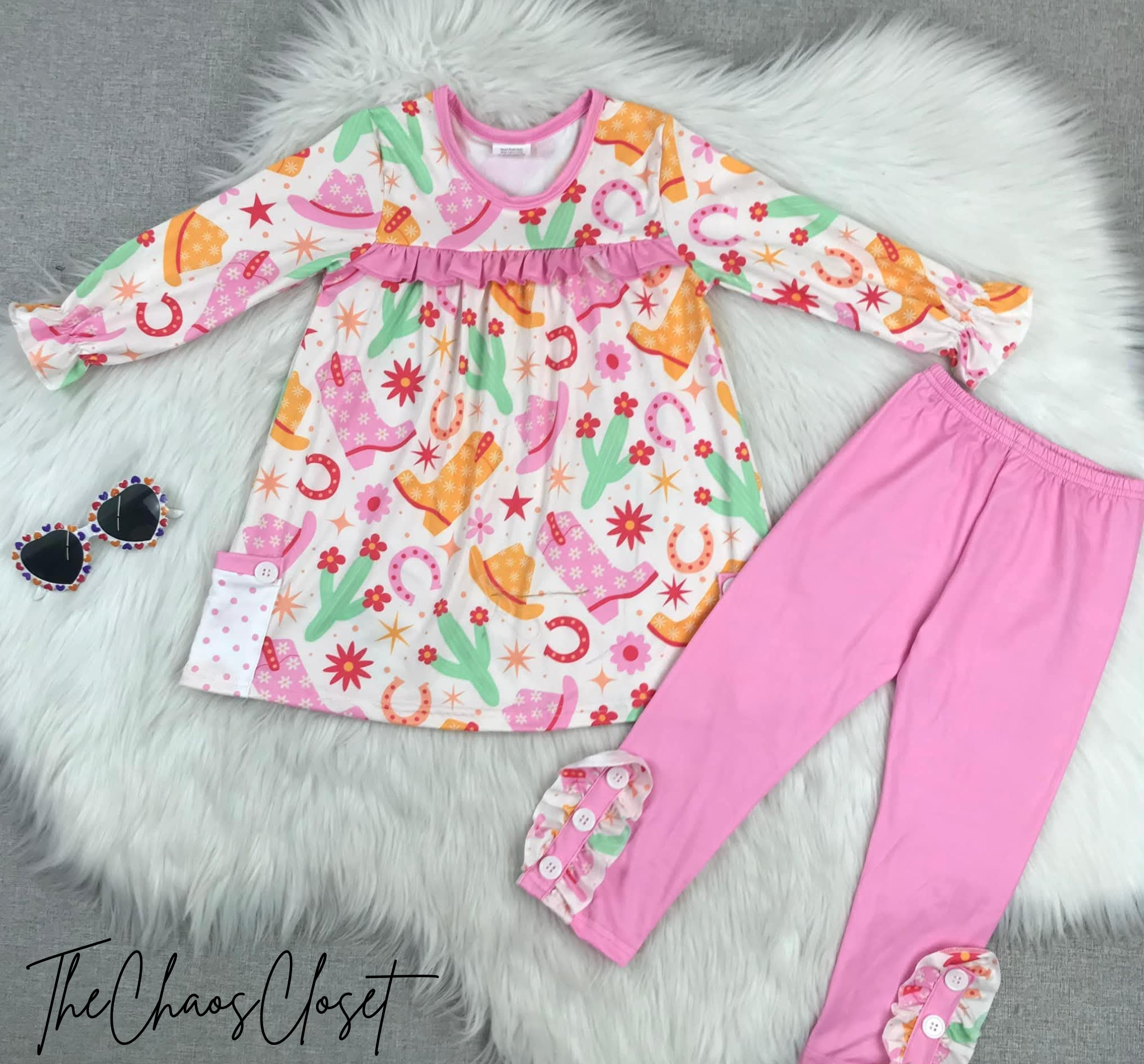 Boot Scootin Pants Set