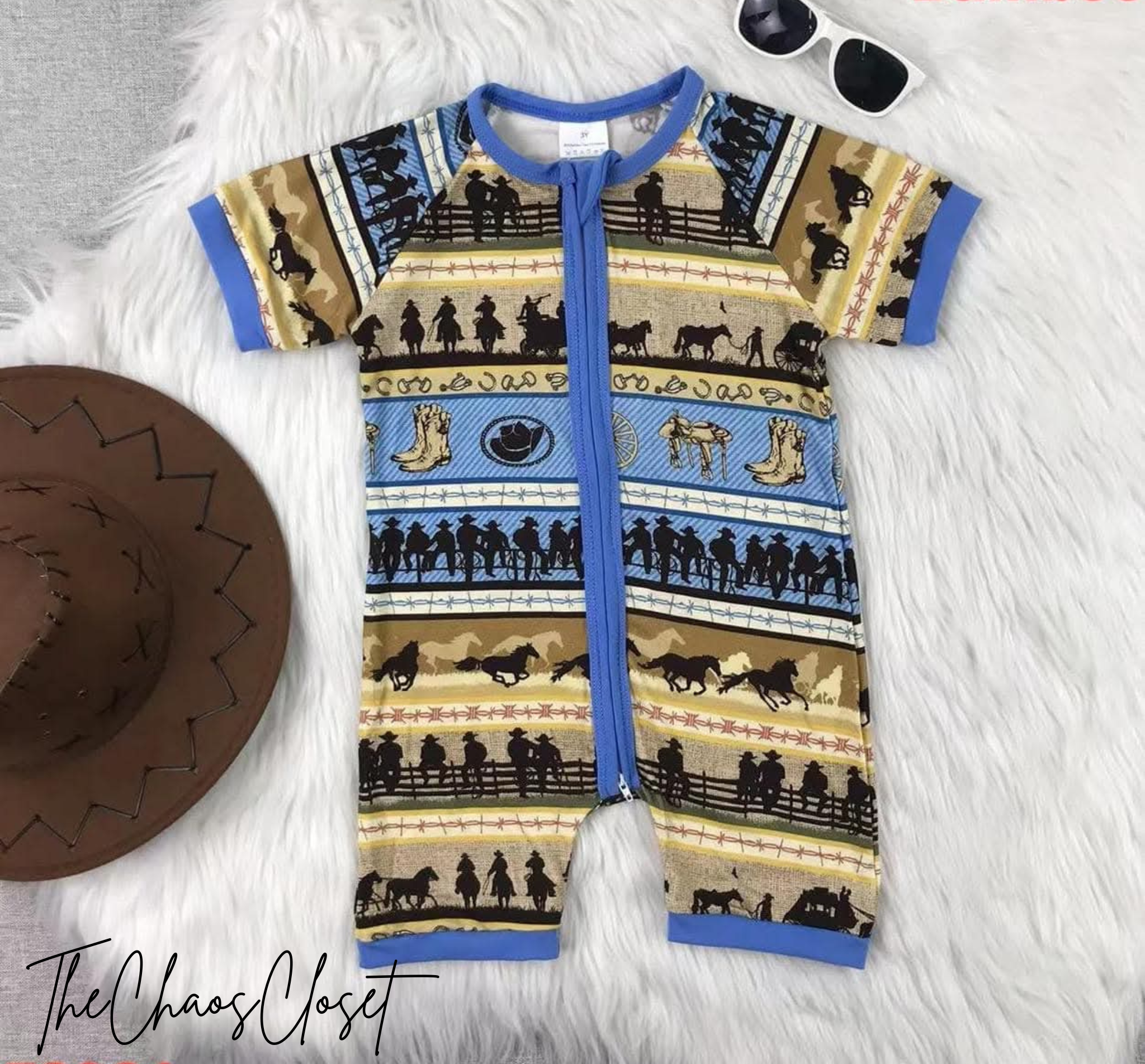 Little Cowboy Romper