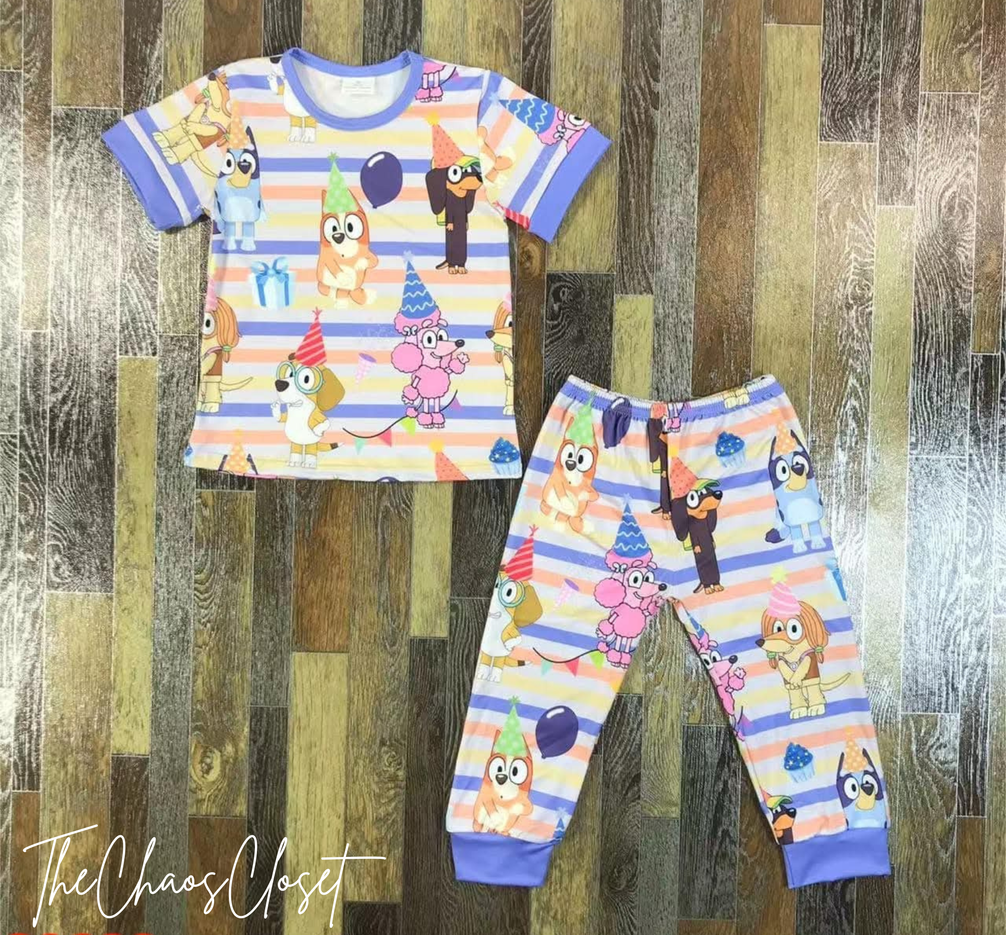 Heeler Birthday Pajama Set