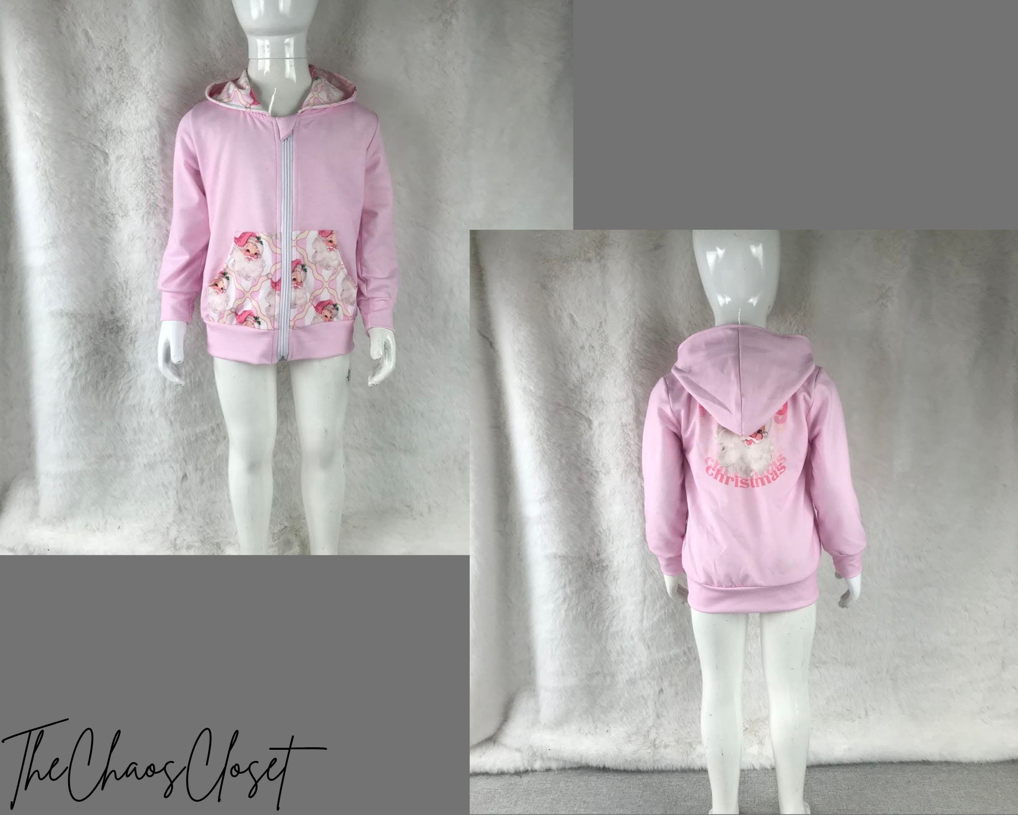 Merry Christmas Zip Up Jacket