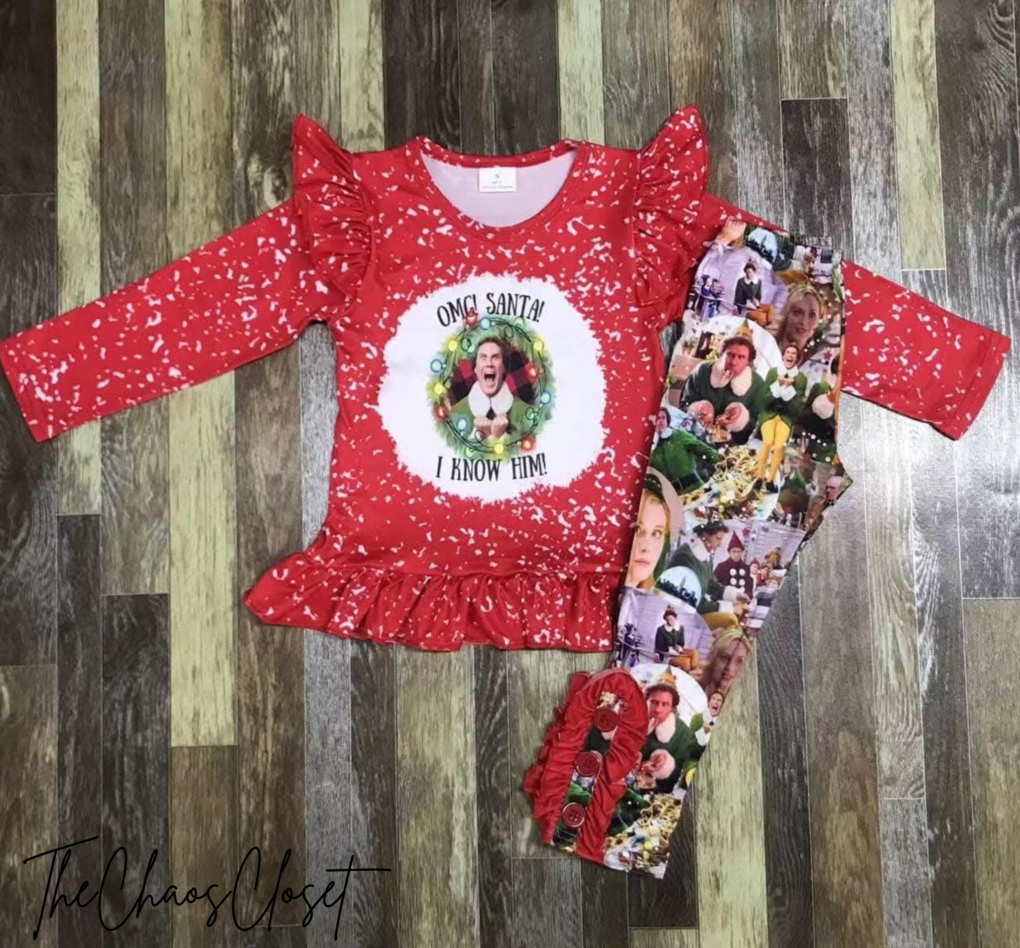 Santa! Elf Pants Set