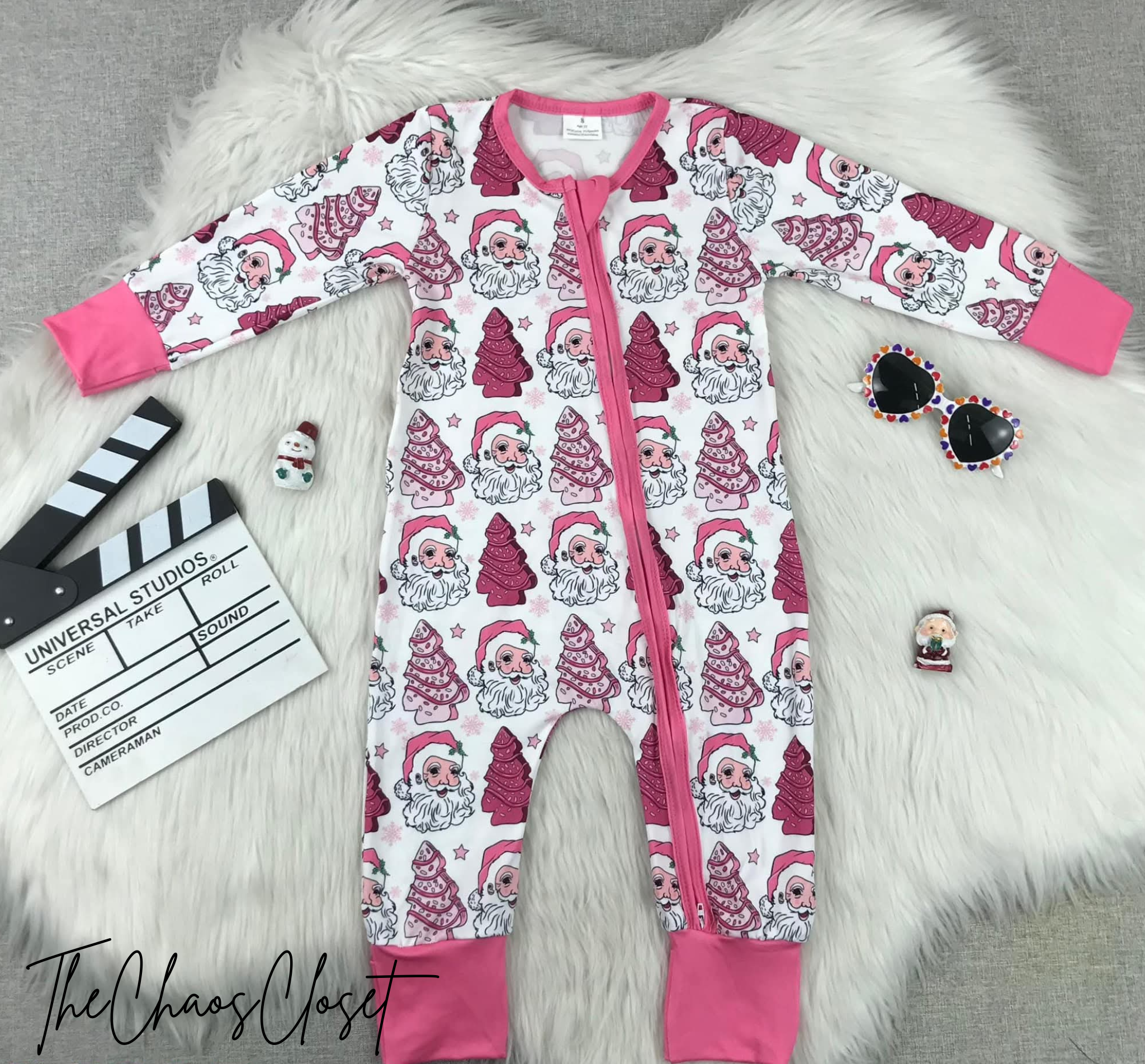 Christmas Tree Santa Romper