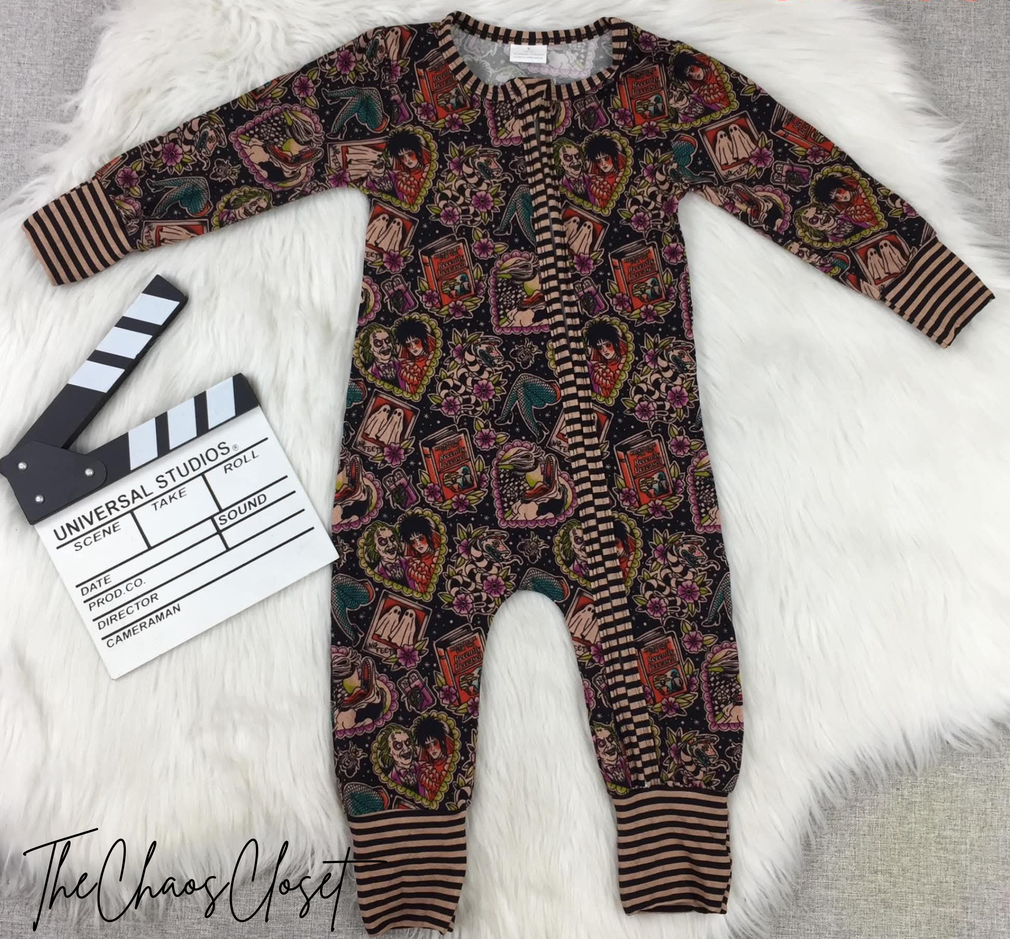 Beetlejuice Romper
