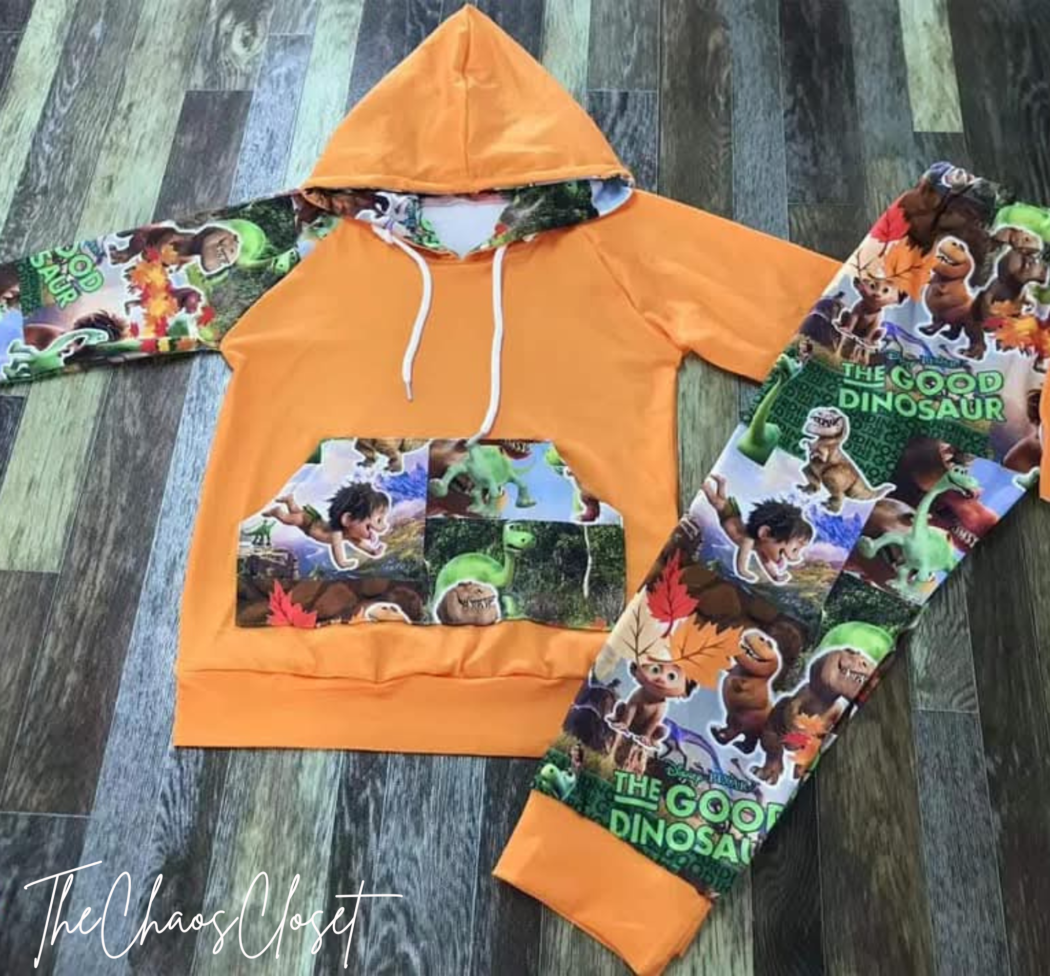 Good Dinosaur Hooded Pants Set