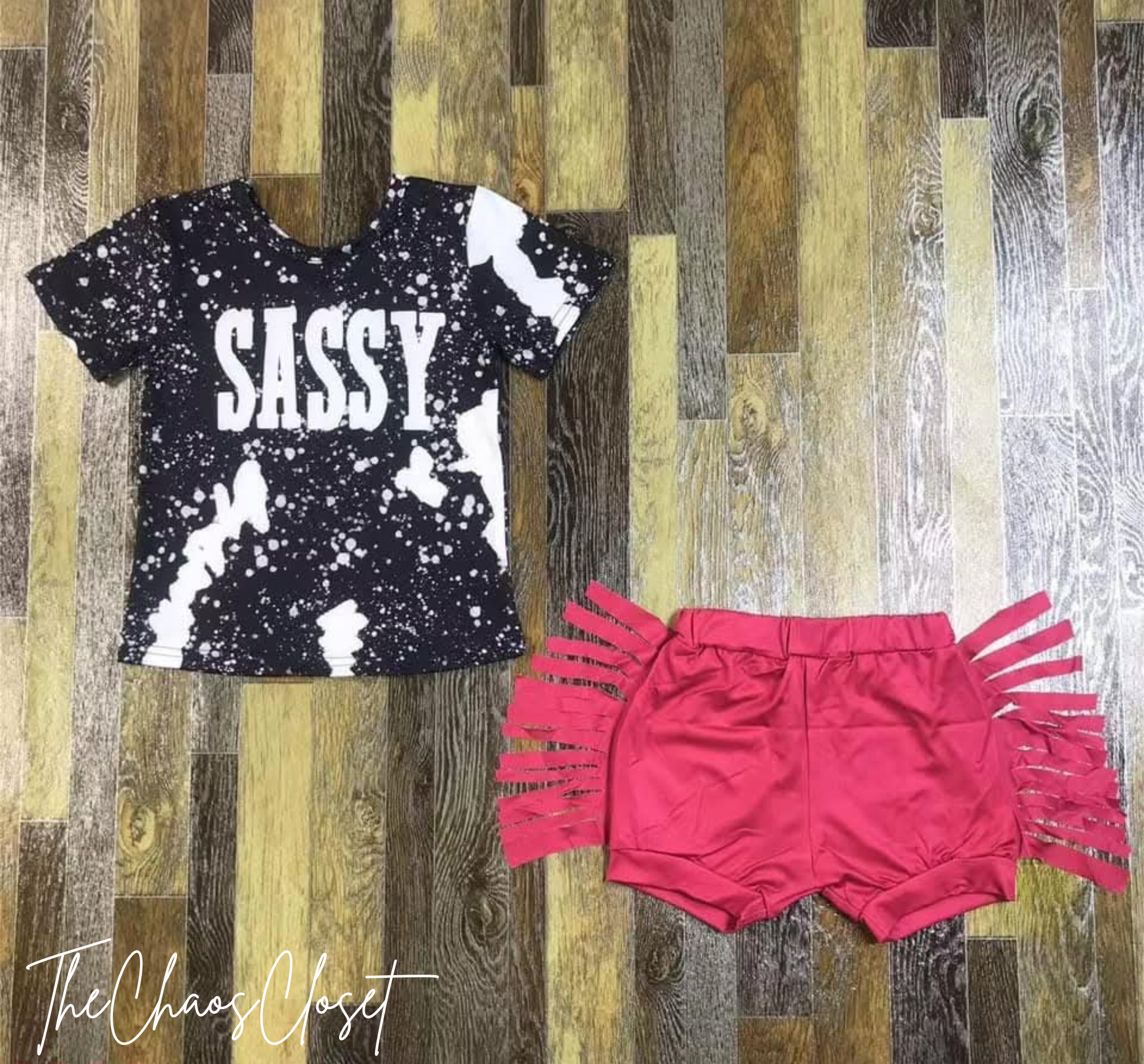 Sassy Fringe Bummie Set