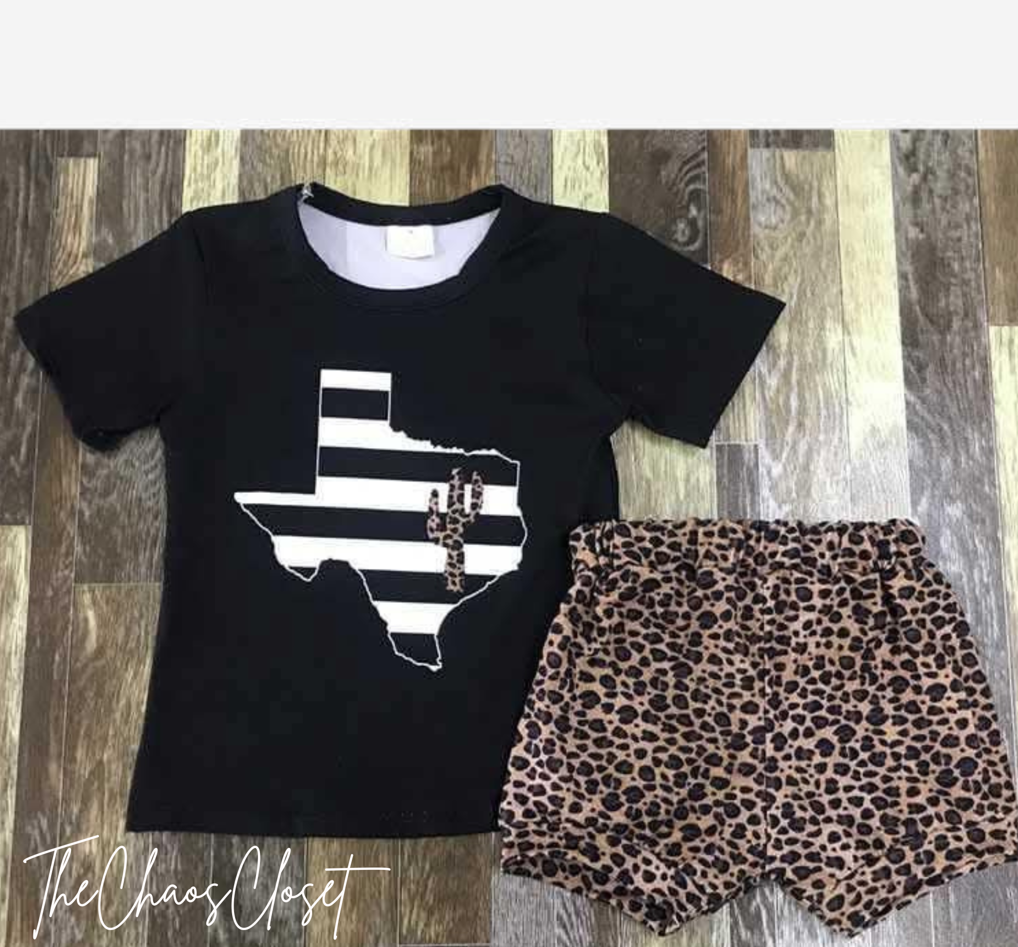 Trendy Texas Shorts Set