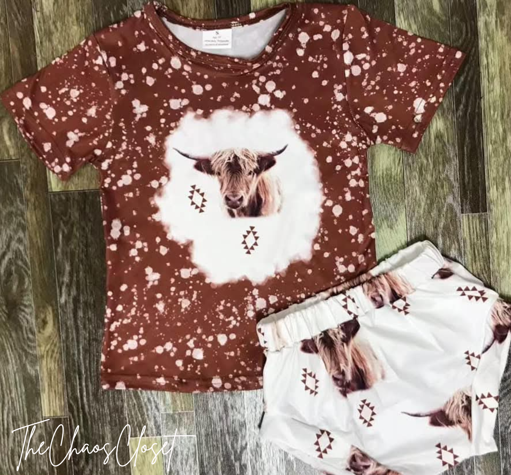 Highland Cow Bummie Set