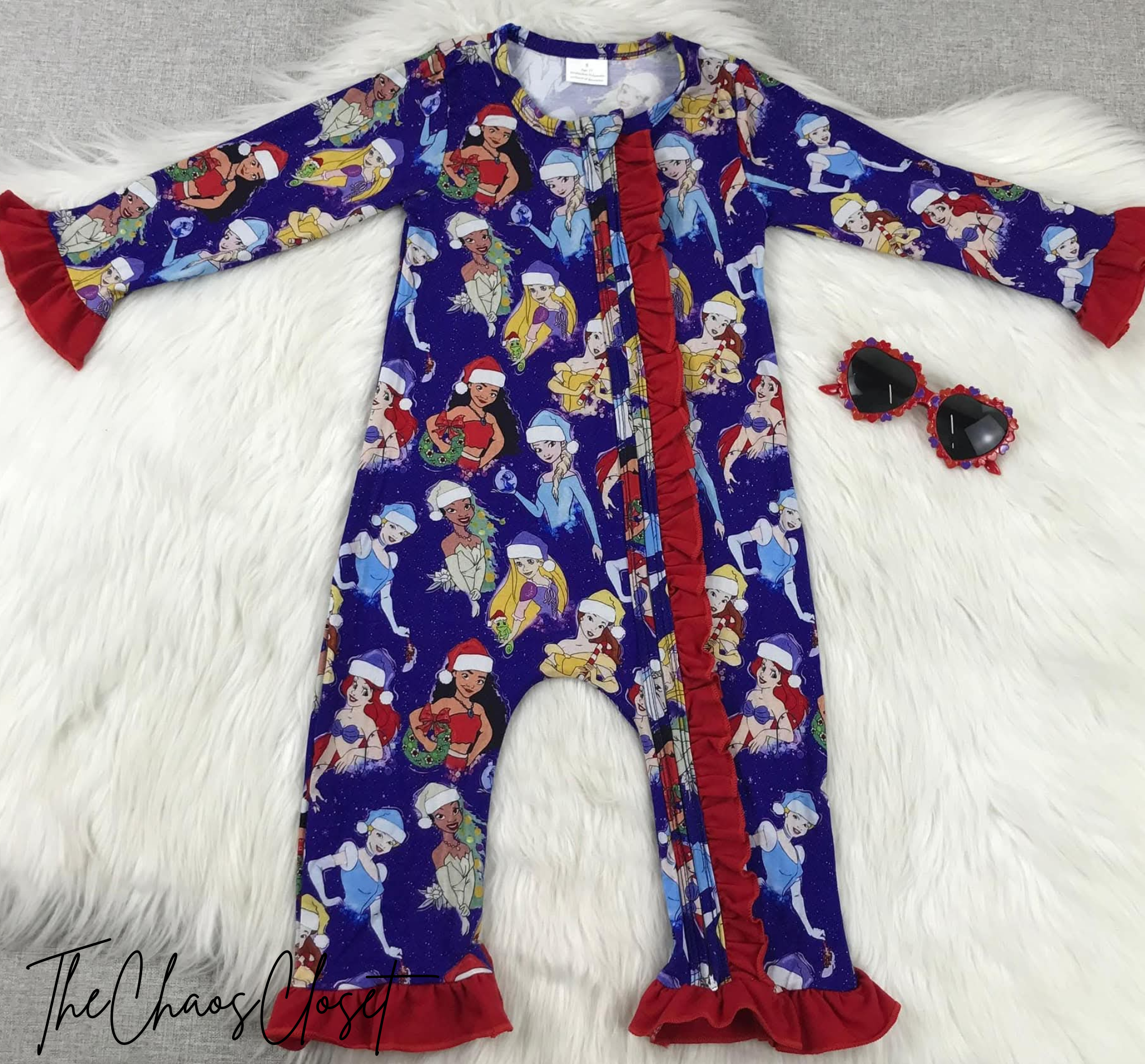 Princess Christmas Romper