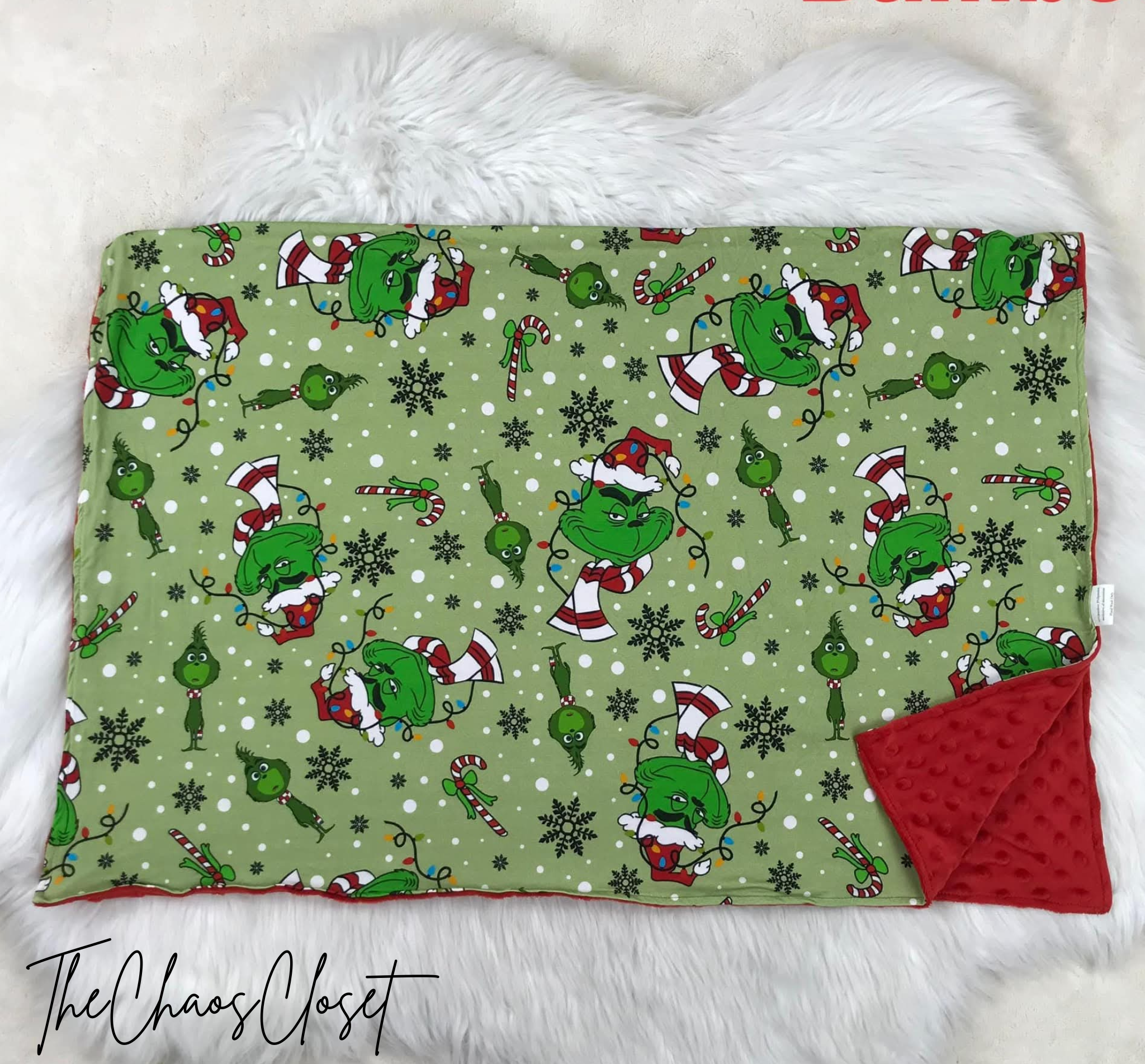 Grinch Blanket