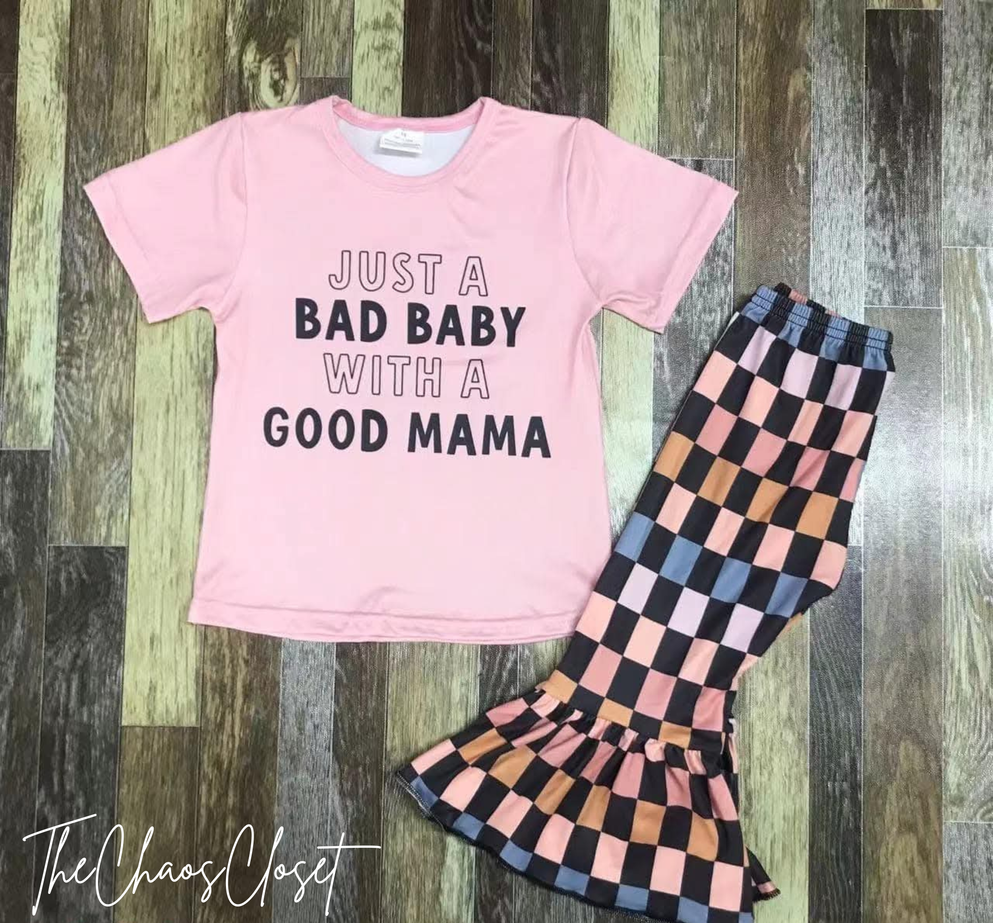 Bad Baby Good Mama Pants Set