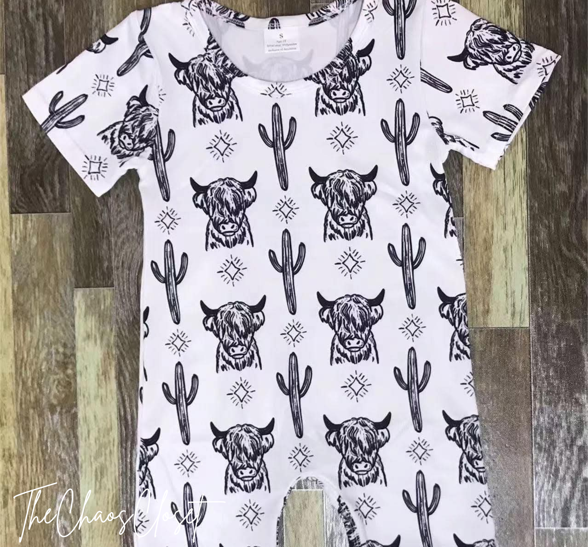 Cactus & Cow Romper