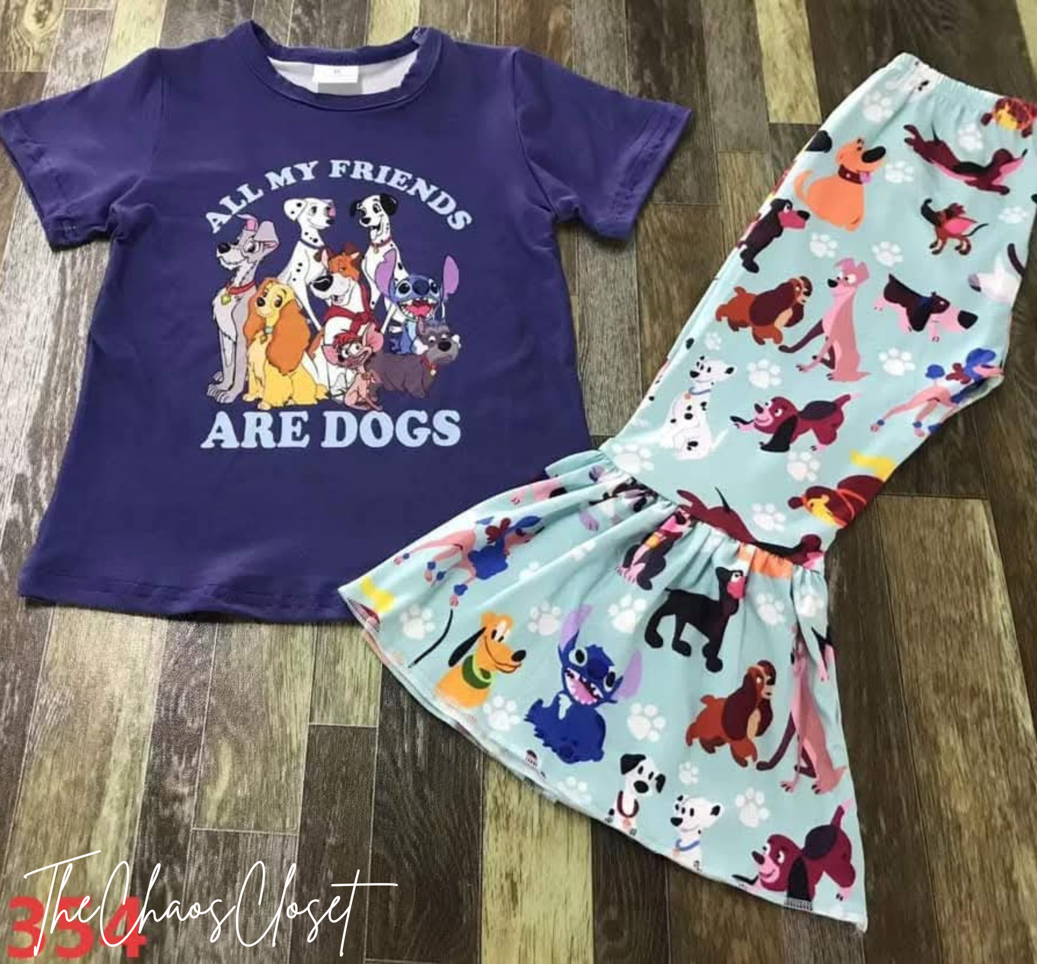 All My Friends Are Dogs Pants Set