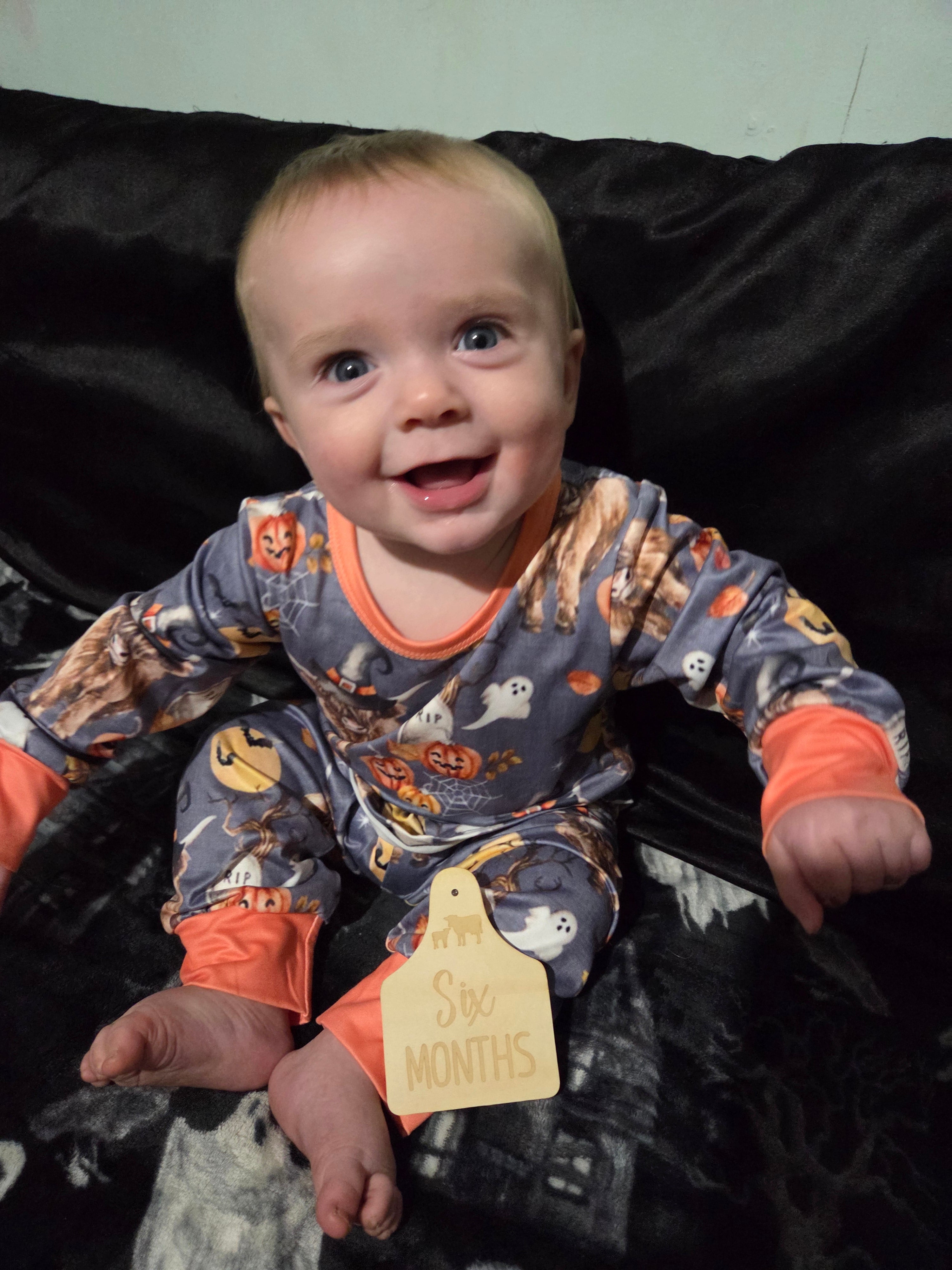 Highland Cow Halloween Pajama Set