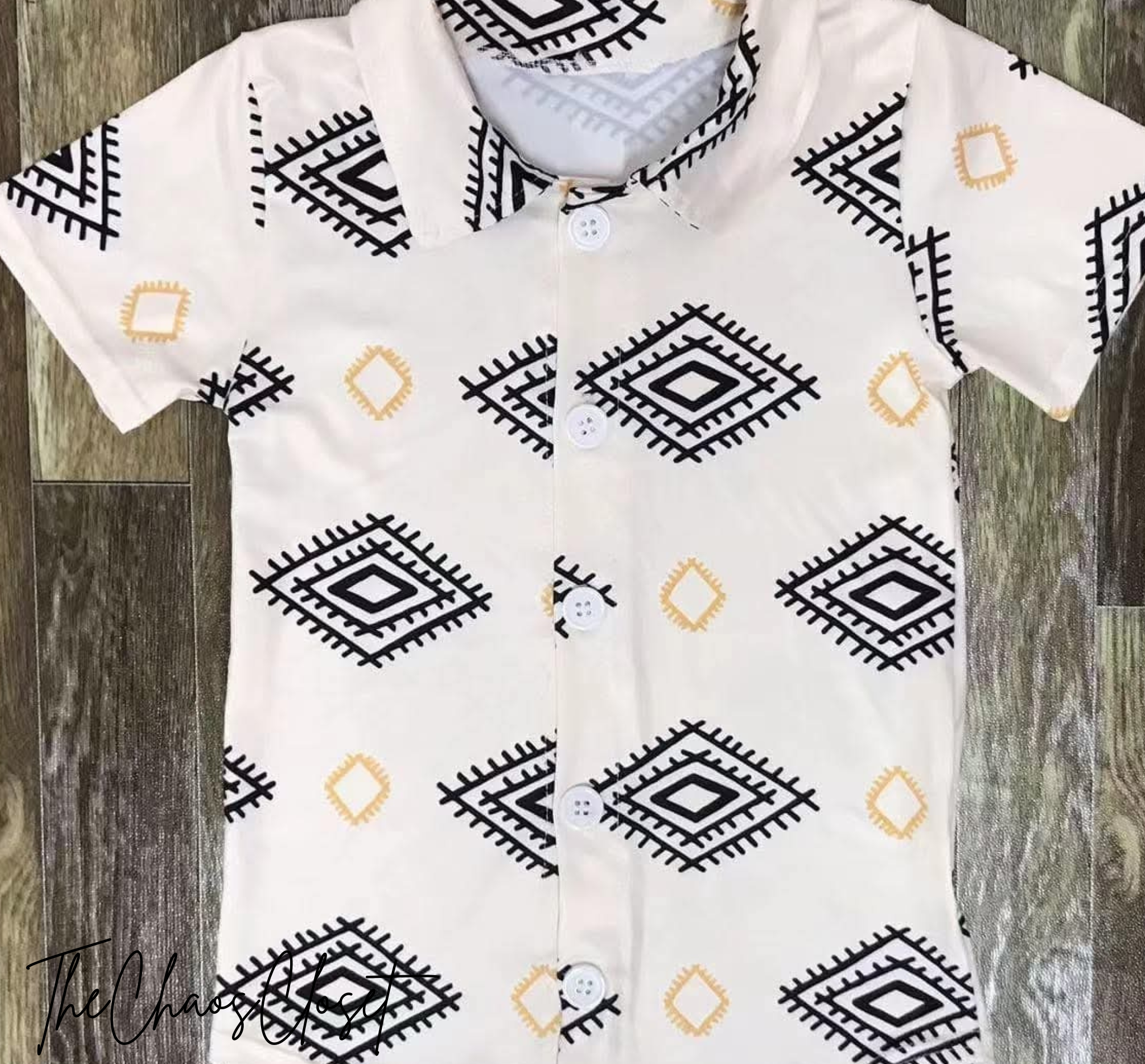 Aztec Button Up