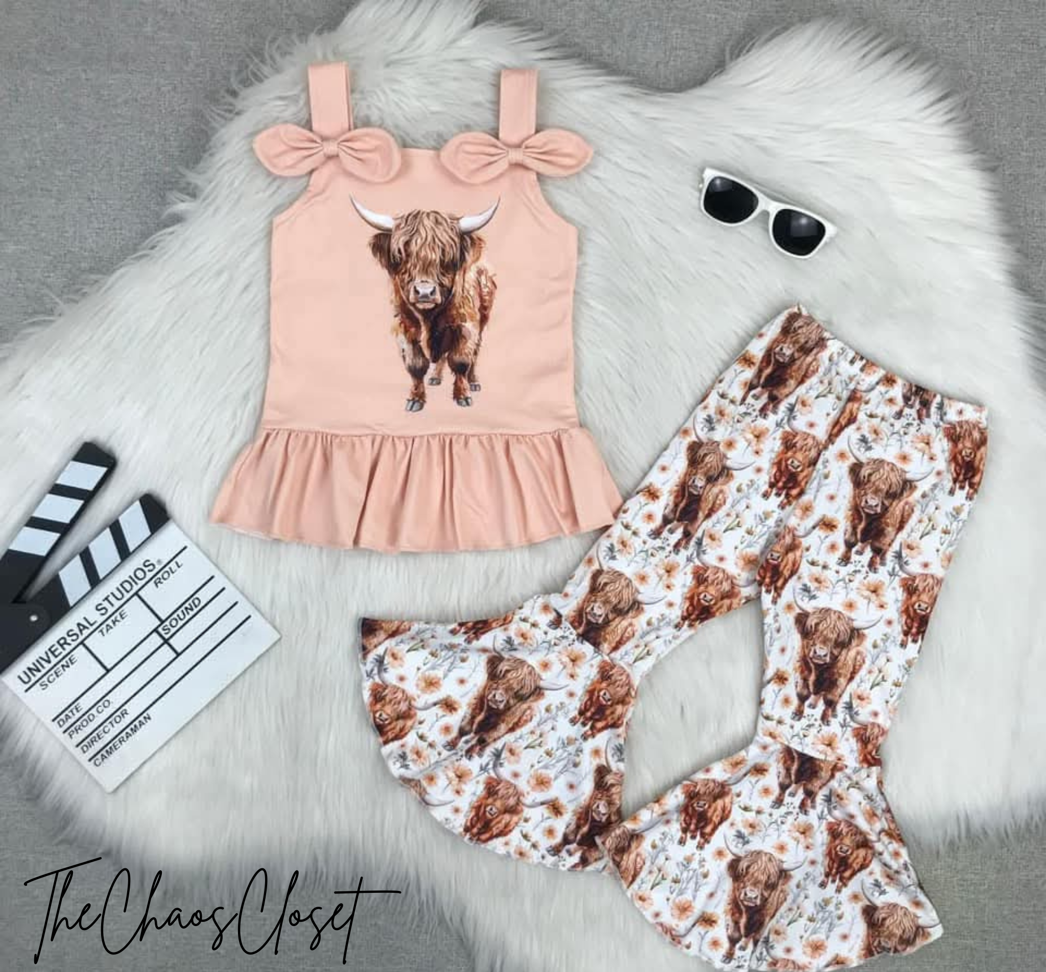 Highland Cow Belles Set