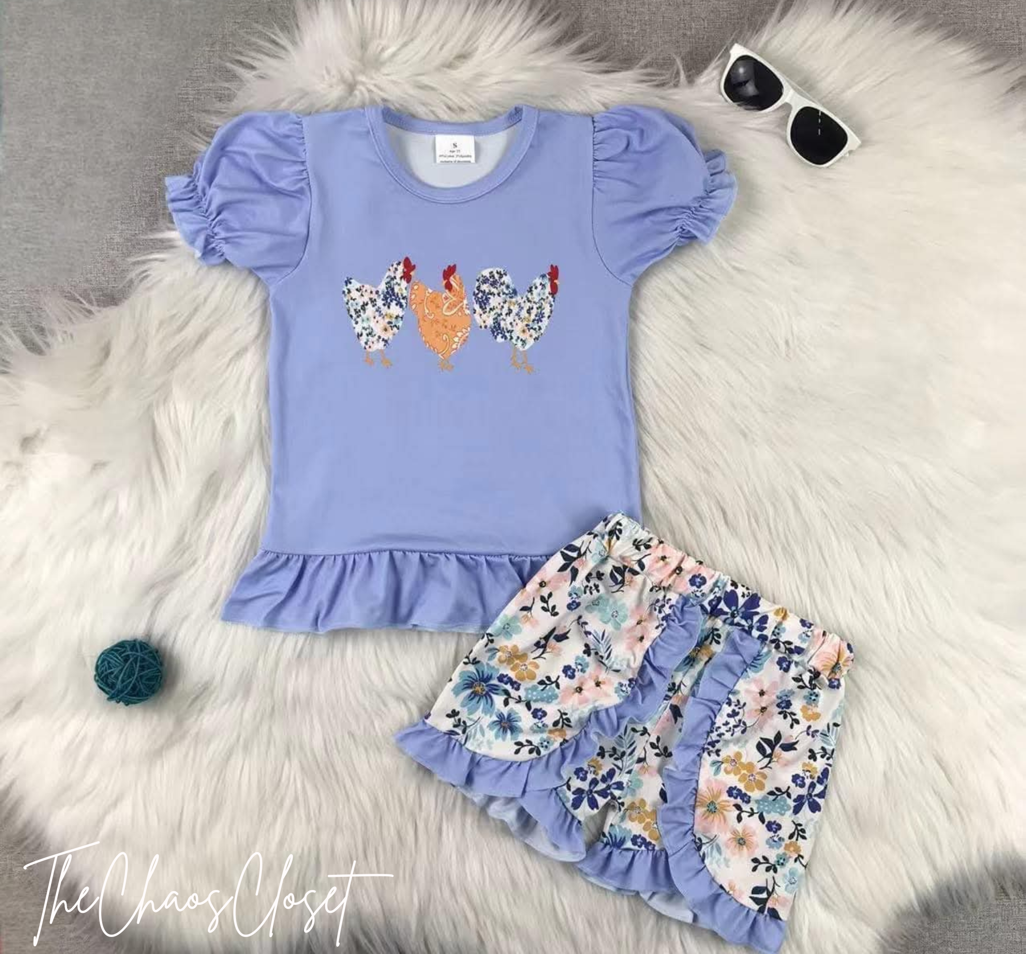 Chicken Shorts Set