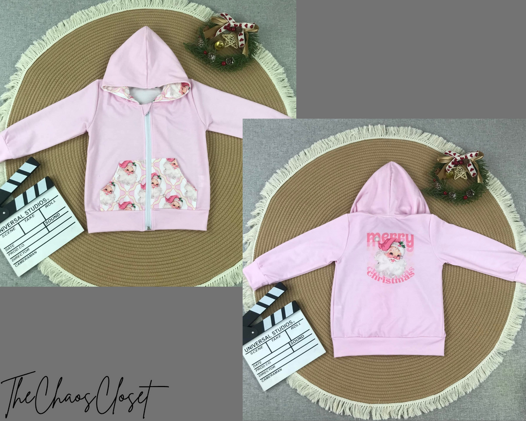 Merry Christmas Zip Up Jacket