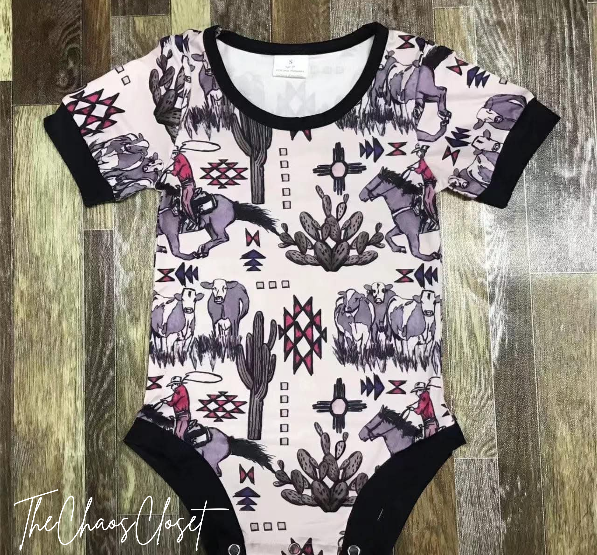 Cowboy Way Onesie