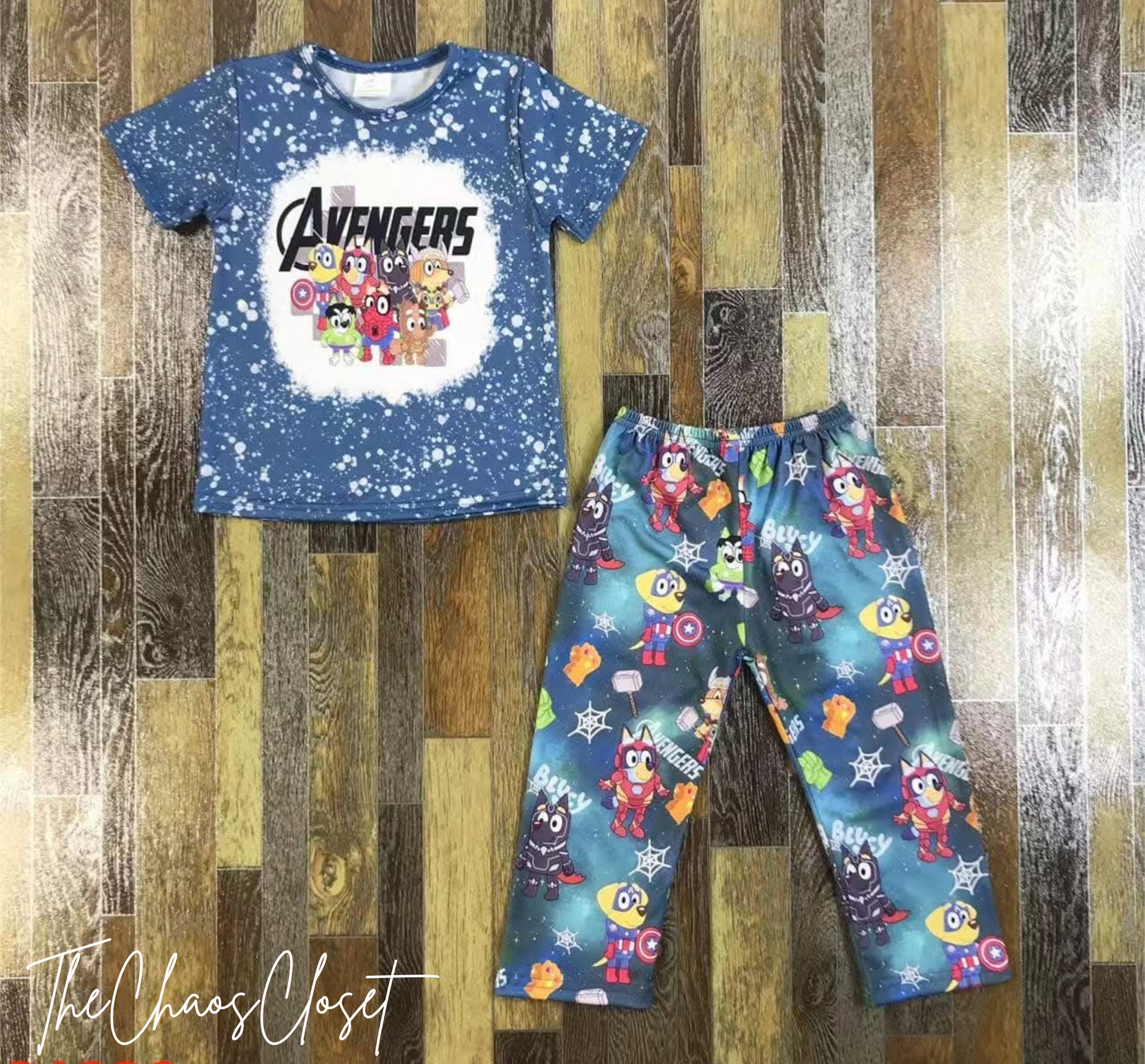 Heeler Superhero Pants Set