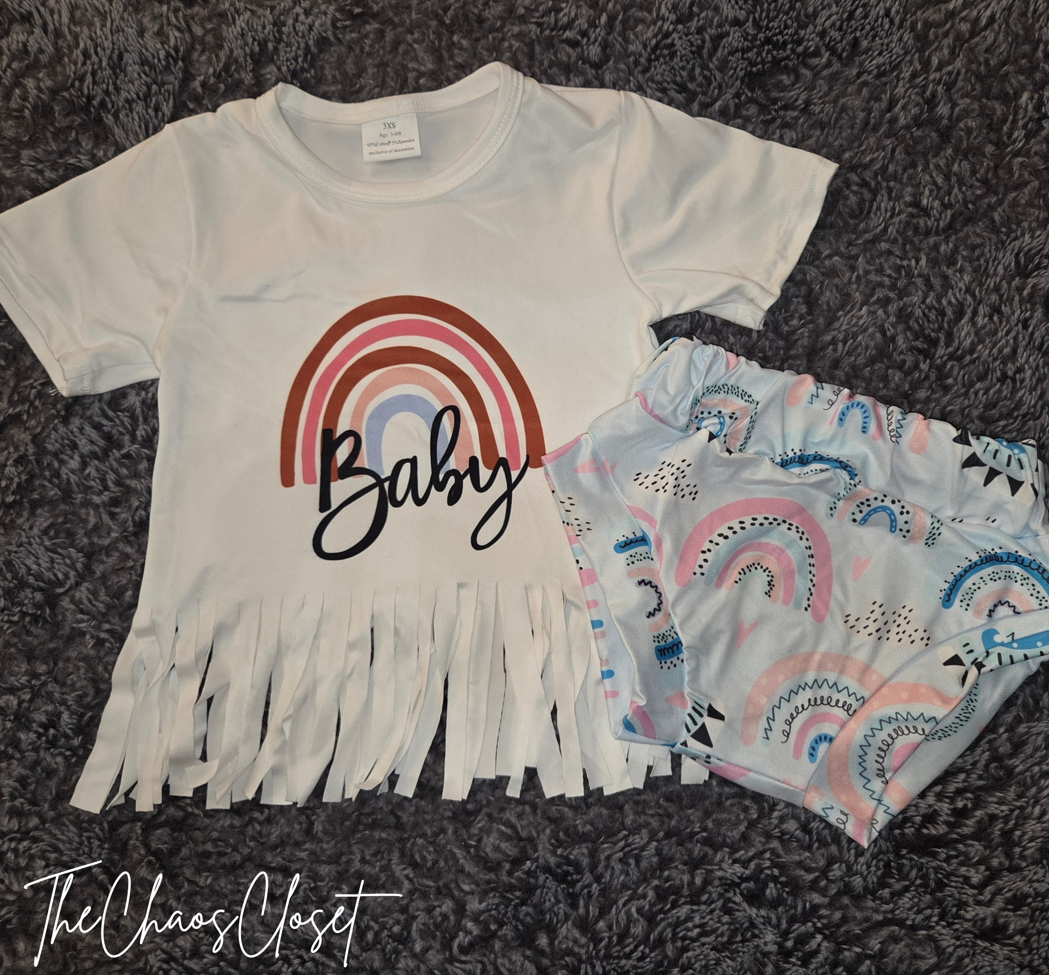 Boho Baby Bummie Set