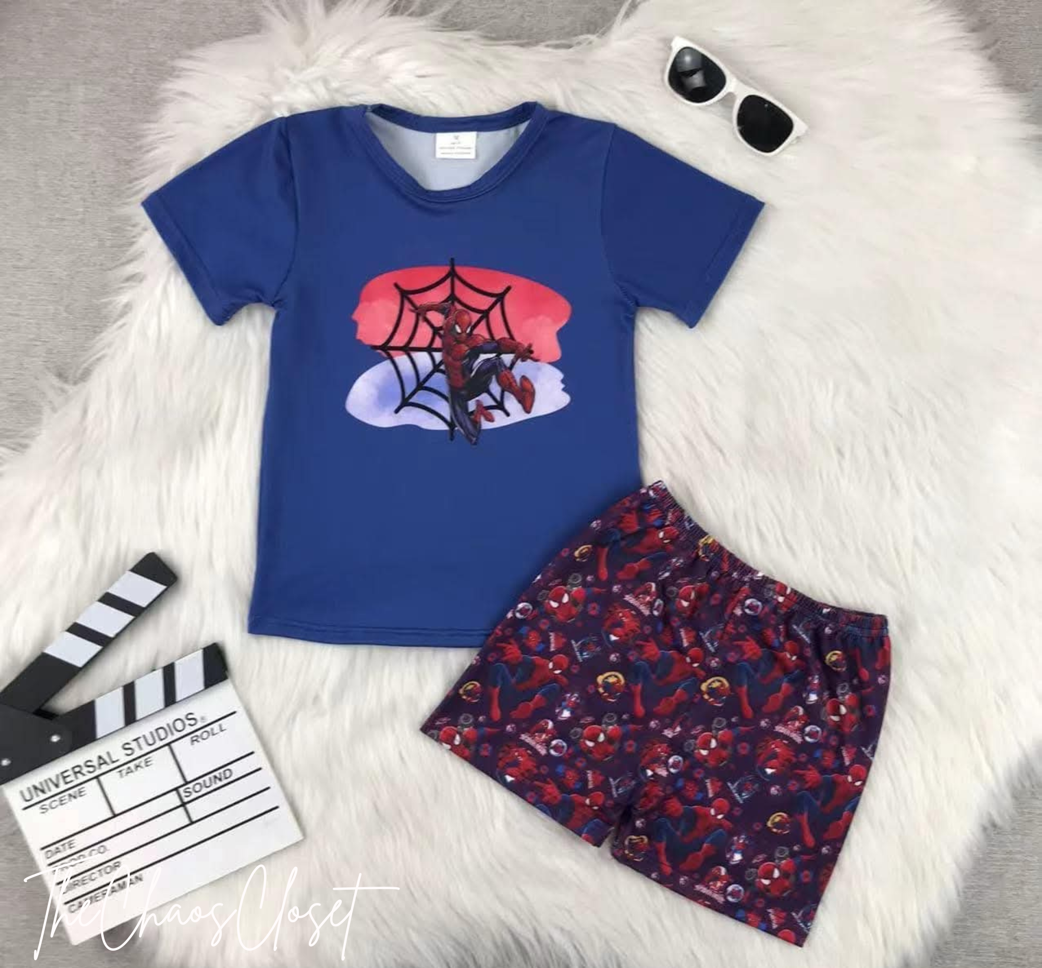 Superhero Shorts Set