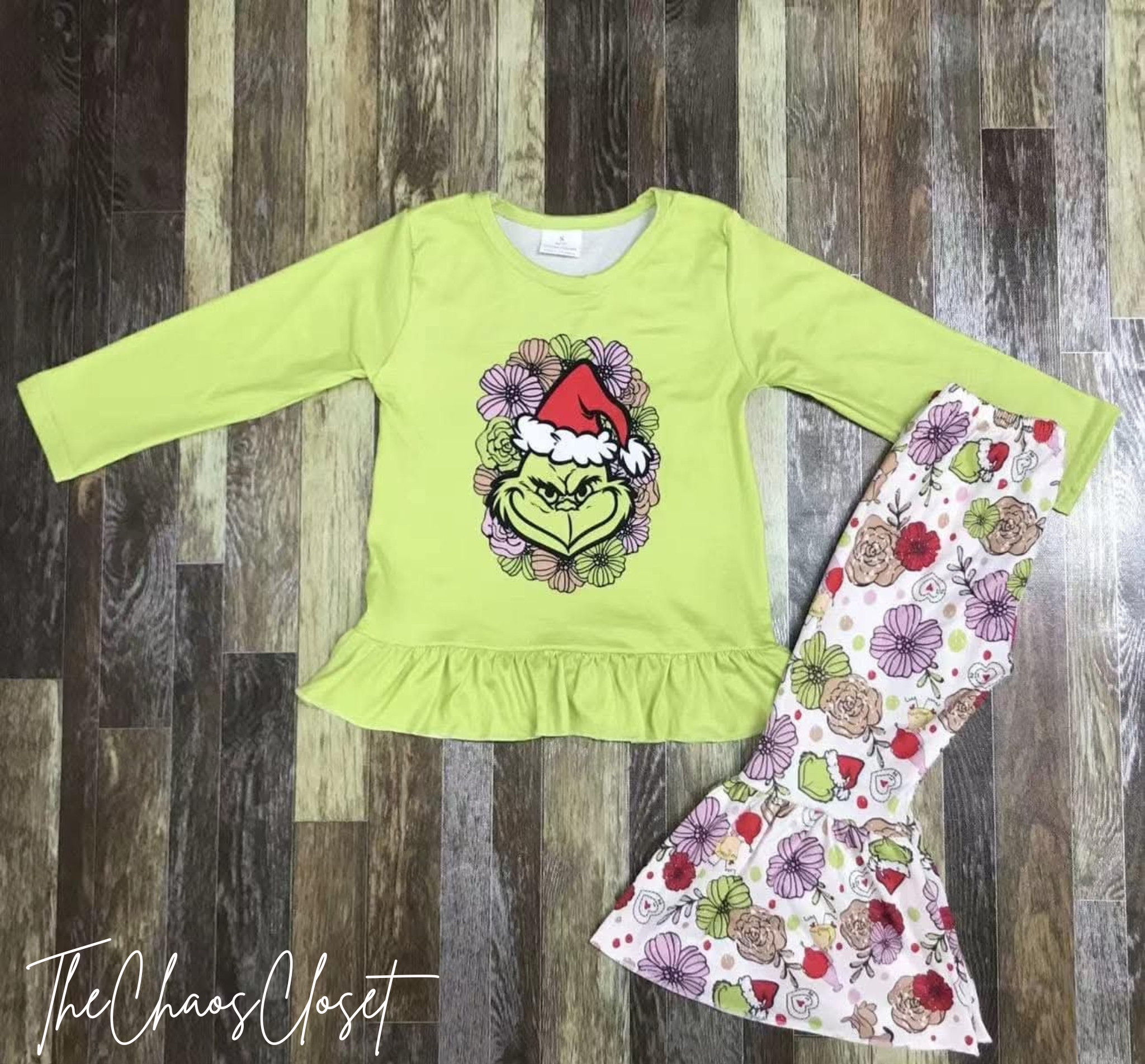Grinch Pants Set