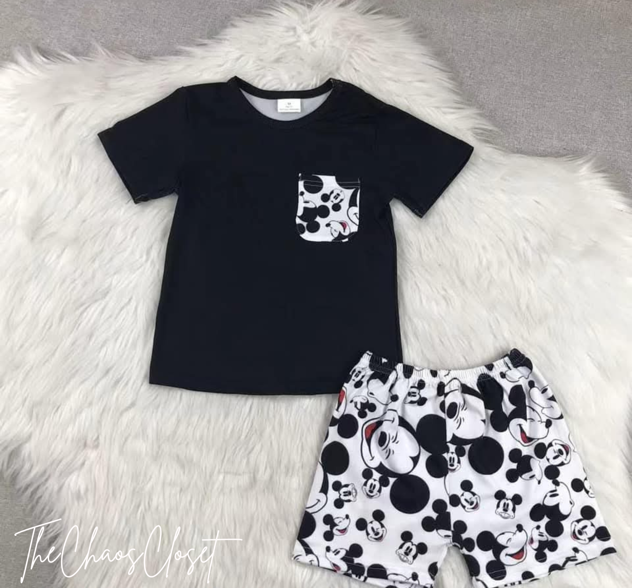 Mic*ey Shorts Set
